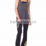 New Fashionable Breathable Organic Yoga Stringer Vest thumbnail-2