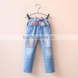 Kid Fashion Jeans Denim Jeans for Child Girl Children Lovely Jeans thumbnail-1