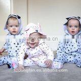 Cute Hooded Romper 100%Cotton Newborn Baby Clothes thumbnail-1