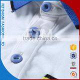 2017 OEM Service Boys White Short Sleeves Summer Polo Shirts for Little Boys thumbnail-4