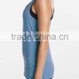 Factory Wholesale Custom Training Singlet Gym Vest Long Tank Tops For Women thumbnail-3