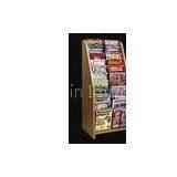 MDF Floor Literature Leaflets Magazine Display Rack With Clear Acrylic 11 Compartments thumbnail-1