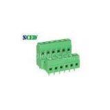 3.81mm PCB Screw Clamp Terminal Block , 10A 300V Electrical Terminal Blocks 2P - 28P