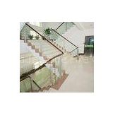 8mm Flat Stair Tempered Glass Panels Coloured , Solid Safety Glass Stair Panels