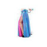 Two Layer Slit Blue And Red Belly Dance Skirt Length 92 cm / 36 Inch thumbnail-1