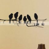 Birds on Tree Branch Wall Decals Vinyl Sticker Home Decor Art Mural Paper