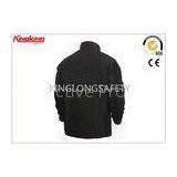 Grey Dustproof Anti Wrinkle Workwear Corporate Clothing With Resin Zipper