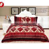 Copy Patchwork Printing Shining pv Plush Fabric for Home Textile