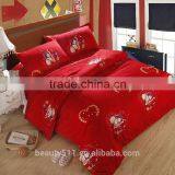 Home Designs 6pcs Bedding Set 200T Cheap Price Bed Sheet Duvet Cover Pillow Cover BS370 thumbnail-1