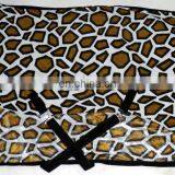 PRINTED LEOPARD FLEECE RUG thumbnail-1