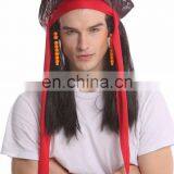 Carnival Pirate Party Wigs With Hats MW-005 thumbnail-1