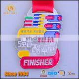 Custom Paint Colorful Cool Running Metal Medalas thumbnail-4