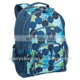 Blue Pop Dot Backpack With Key Ring Clip thumbnail-1