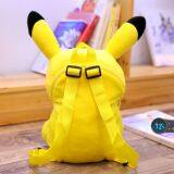 Pikachu backpack cartoon plush children's bag cute adult backpack