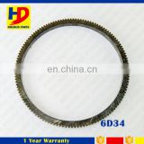 6D34 6D31 129 Teeth Flywheel Gear Ring 6D34 Engine Parts