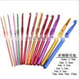 Yarn Craftsman Manufacturer Wholesale 2-10mm Aluminum Crochet Hook Set Knitting Needles Hook for Crochet Yarn thumbnail-2