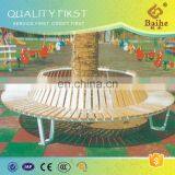 BH15205 Outdoor Wood Round Tree Bench thumbnail-2