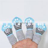 Soft Indoor Wear Cotton Anti Slip Pet Shoe Socks for Dogs Cats thumbnail-6