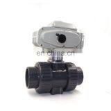 Industrial Automation 220v Electric Water UPVC Plastic Ball Actuator Small Operated Valve Price thumbnail-2