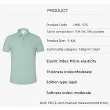 Custom T-Shirt With Front and Back Print Cotton Quick Drying Polo Neck T-shirt thumbnail-3