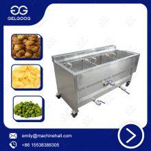 Commercial Automatic Donut Fryer Maker Machine  Four Tank Commercial Frying Machine Fava Beans Frying Machine