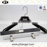 Black Matched Wooden Hanger for Luxury Clothes thumbnail-3