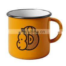 Sample Certified Enamel Steel Metal Coffee Sport Tea Water Flower Cup thumbnail-5