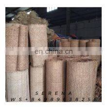 Natural Color High Quality Natural Rattan 1/2 Open Hexagon Cane Webbing Roll for Making Chair and Furniture Serena +84989638256 thumbnail-1
