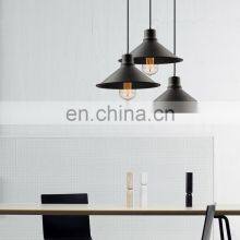 Industrial Lamp Shade Lampara Colgante Negra Nordic Moderner Luminaria Pendente Vintage Pendant Kitchen Light Lamp Lighting thumbnail-4