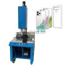 Машина для изготовления пластиковых чехлов для мобильных телефонов. Ультразвуковая машина для сварки пластмассы чехлов для мобильных телефонов