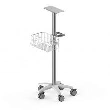 Medical Trolley Stainless Steel for Instrument Trolley with Drawers for monitor