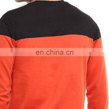 Simple Men Plain Sweatshirt Sustainable Pullover Sweatshirt Drawstring Men Sweatshirt thumbnail-5