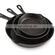 Smooth Cnc Machined 12 Inch Cast Iron Skillet With Silicon Handle thumbnail-2