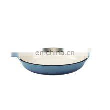 Cast Iron Grill Pan 31cm Round Cast Iron Flat Griddle thumbnail-4