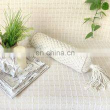 Hot Selling Boho Hand Knotted Macrame Bolster Pillow Bohemian Decoration Pillows in Vietnam thumbnail-2