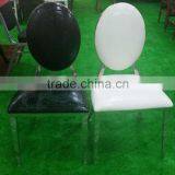 Wholesale Round Back Stainless Steel Chair /Stainless Steel Dining Chair Ghost Dining Chair thumbnail-2