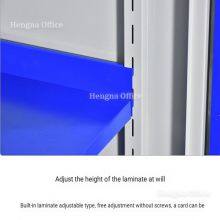 Orange Metal Workshop Storage Locker TC-W207 für 5S Lean Management mit einstellbaren Regalen und Teilladern | 1800 mm hoch für die Fabrikmontagelinie thumbnail-4