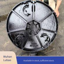 Lubao Ductile Iron φ700*850 Circlip Manhole Cover Manufacturer, Heavy-duty Manhole With Five Protections for Telecommunications and Power Sewers thumbnail-2