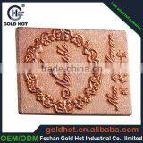 Best Selling Products China Manufacturer Brass Rose Gold Plated Adhesive Metal Furniture Tag thumbnail-6