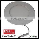 High Brightness Lower Price 380Lm 6w Led Round Panel