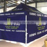 Alum Hexagon Folding Gazebo 3x6m Digital Printing 300g Polyester With Pvc Coating