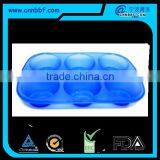 Custom Bakeware Silicone 6 Cup Cake Mold Colorful Cake Making Tools thumbnail-1