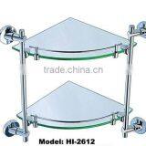 2-GLASS TRIANGULAR TOWEL SHELF thumbnail-1