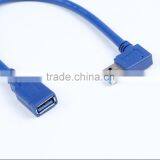 90 Degree USB3.0 Extension Cable,Low Profile Super Flexible Usb Cable 90 Degree Micro Usb Cable thumbnail-6