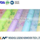 Spring Green 100% Polyester Non Woven Fabric Rolls Fresh Flower Wrapping Paper thumbnail-4
