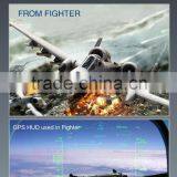 A1 2.0 Inch Car GPS HUD Head Up Display Vehicle-mounted Security System, Support Speed & Real Time & Altitude & Over Speed Alarm thumbnail-4
