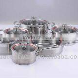 304 Stainless Steel Cookpot 12pcs Set