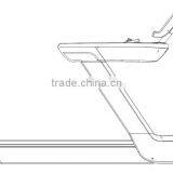 4.0HP Commercial Treadmill T8000F thumbnail-4
