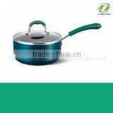 High Quality Stainless Steel Aluminum Non-stick Ceramic Saucepan Milk Boiling Pot Kitchenware With Silicon Handle thumbnail-1