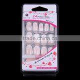 24pc Perfect Nails in a Traybox DIY Home Used for Office Lady Nails Tips